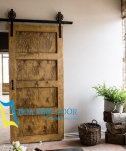 Cửa gỗ tự nhiên phong cách giả cổ