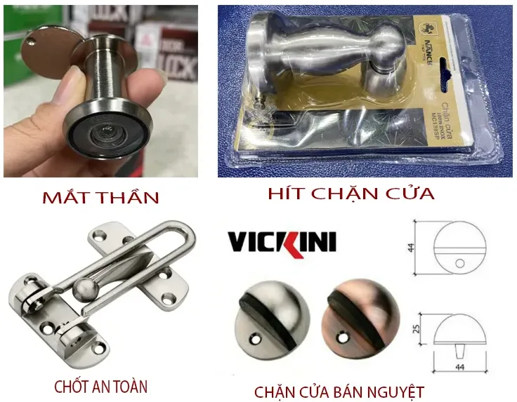 Báo giá cửa gỗ carbon tháng 8/2024 Phukien1