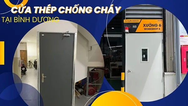 Cửa thép chống cháy tại Bình Dương