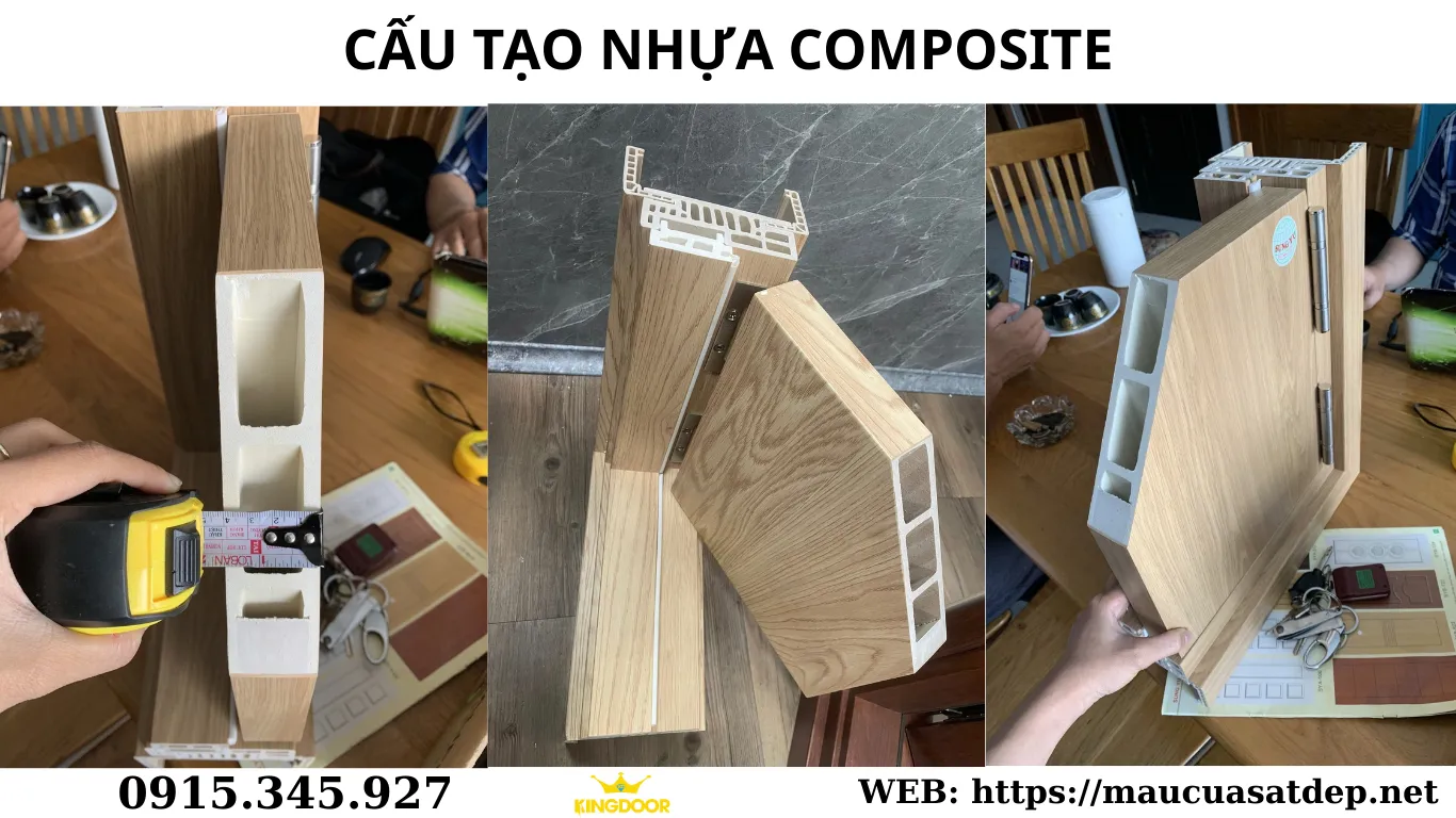 Cấu tạo cửa nhựa Composite